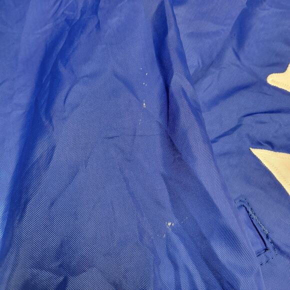 Vintage Lancers Jacket Mens Large Blue White NCAA Basketball Pullover 90s - Picture 5 of 10